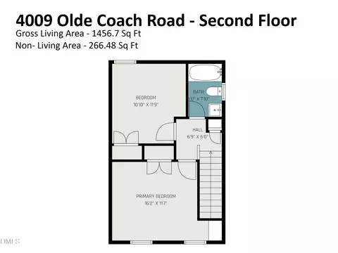 Floorplan - 4009 Olde Coach Rd, Durham, NC 27707 photo 2 of 2