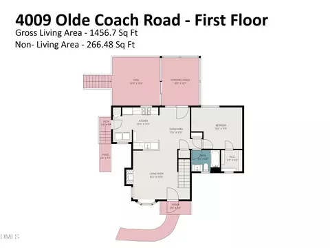 Floorplan - 4009 Olde Coach Rd, Durham, NC 27707 photo 1 of 2