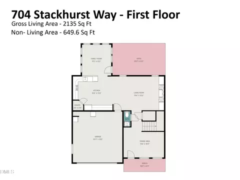 Floorplan - 704 Stackhurst Way, Wake Forest, NC 27587 photo 1 of 2