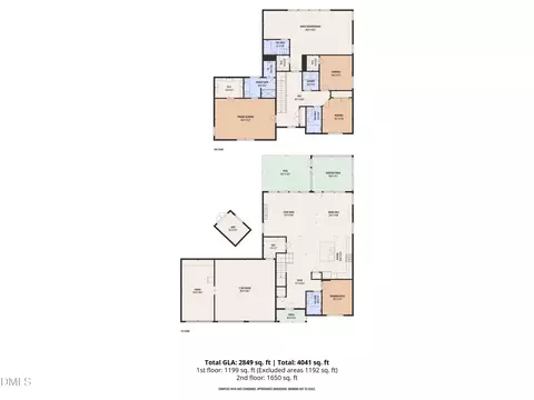 Floorplan - 217 Kavanaugh Rd, Wake Forest, NC 27587 photo 1 of 2