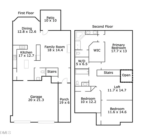 Floorplan - 3307 Silver Star Dr, Durham, NC 27713 photo 2 of 2