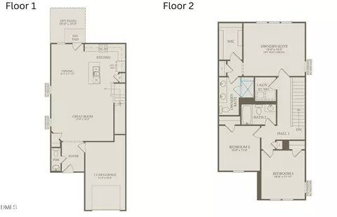 Floorplan - 4128 Rustic Ridge Dr, Durham, NC 27704 photo 1 of 1