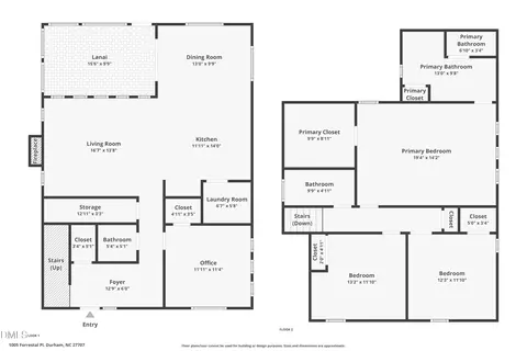 Floorplan - 1005 Forrestal Pl, Durham, NC 27707 photo 1 of 1