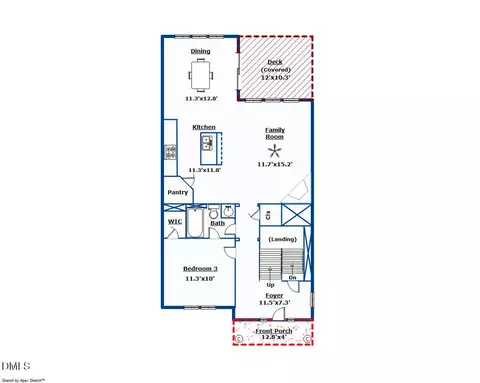 Floorplan - 2063 Weston Green Loop, Cary, NC 27513 photo 1 of 3