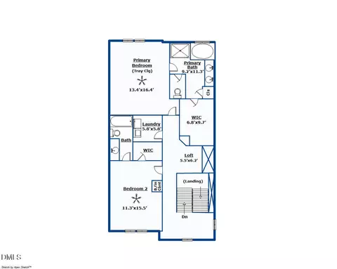 Floorplan - 2063 Weston Green Loop, Cary, NC 27513 photo 2 of 3