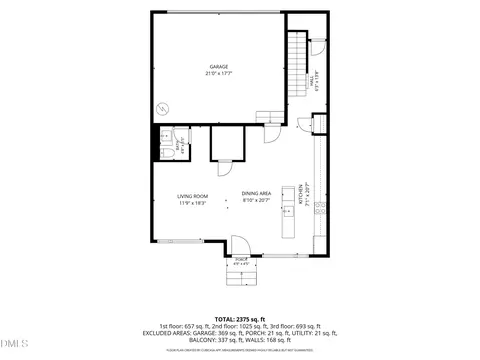Floorplan - 1105 Nova St, Durham, NC 27713 photo 3 of 5