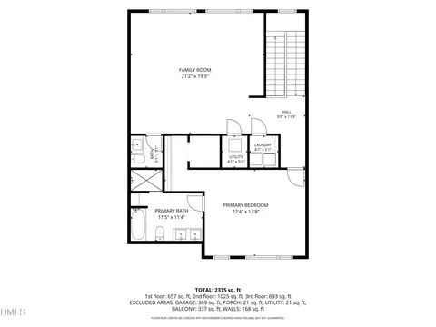 Floorplan - 1105 Nova St, Durham, NC 27713 photo 4 of 5