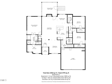 Floorplan - 142 Candlenut Ln, Smithfield, NC 27577 photo 2 of 3