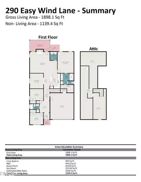 Floorplan - 290 Easy Wind Ln, Garner, NC 27529 photo 1 of 3