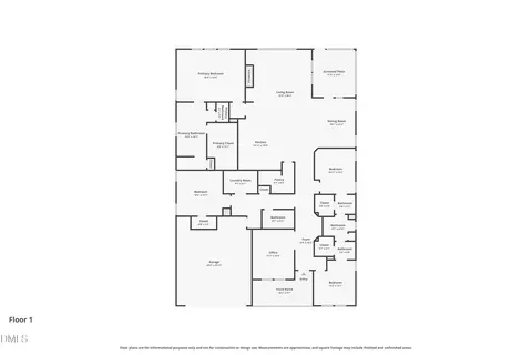 Floorplan - 1812 Capstone Dr, Durham, NC 27713 photo 1 of 1