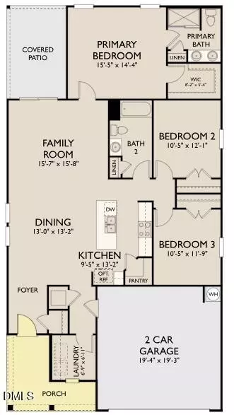 Floorplan - 11487 Salers Loop, Middlesex, NC 27557 photo 1 of 1