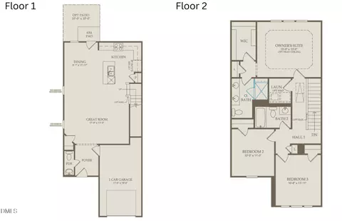 Floorplan - 2810 Rodeo Ct, Willow Spring, NC 27592 photo 1 of 1