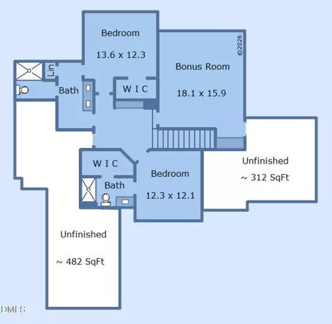 Floorplan - 721 Pelzer Dr, Wake Forest, NC 27587 photo 2 of 4