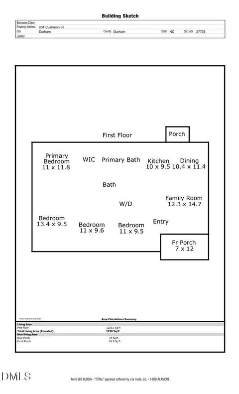 Floorplan - 204 Cushman St, Durham, NC 27703 photo 1 of 1