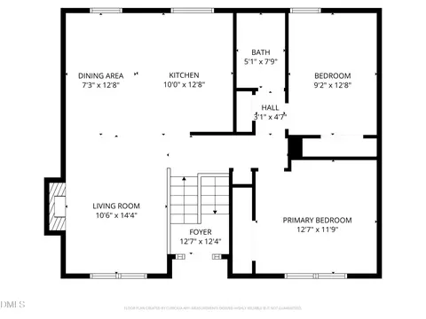 Floorplan - 100 Brook Rock Ln, Garner, NC 27529 photo 3 of 6