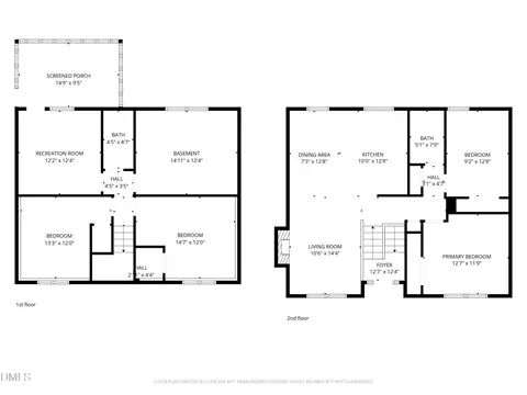Floorplan - 100 Brook Rock Ln, Garner, NC 27529 photo 1 of 6