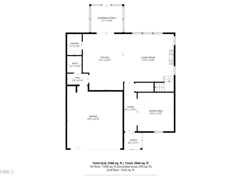 Floorplan - 3000 Farndale Trce, Durham, NC 27712 photo 1 of 3