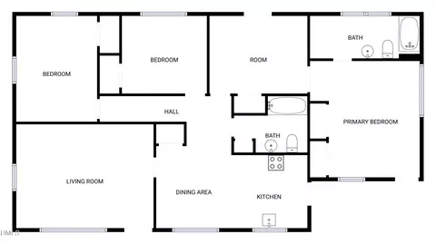 Floorplan - 107 Starling St, Pine Level, NC 27568 photo 1 of 1