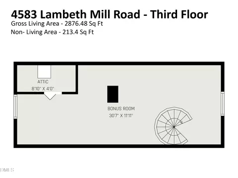 Floorplan - 4583 Lambeth Mill Rd, Bennett, NC 27208 photo 3 of 4