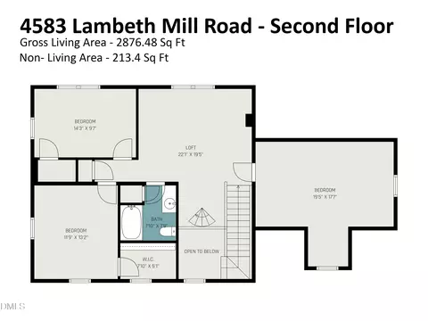 Floorplan - 4583 Lambeth Mill Rd, Bennett, NC 27208 photo 2 of 4