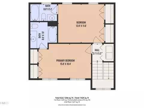 Floorplan - 3536 Rawdon Dr, Durham, NC 27713 photo 2 of 5