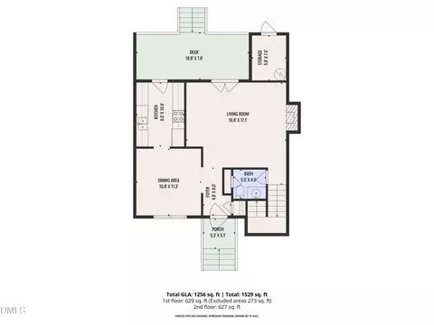 Floorplan - 3536 Rawdon Dr, Durham, NC 27713 photo 5 of 5