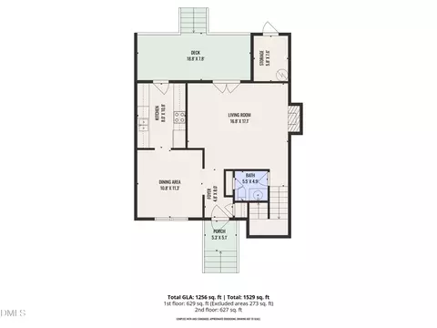 Floorplan - 3536 Rawdon Dr, Durham, NC 27713 photo 3 of 5
