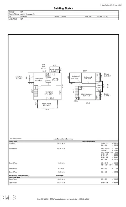 Floorplan - 405 N Gregson St, Durham, NC 27701 photo 1 of 2