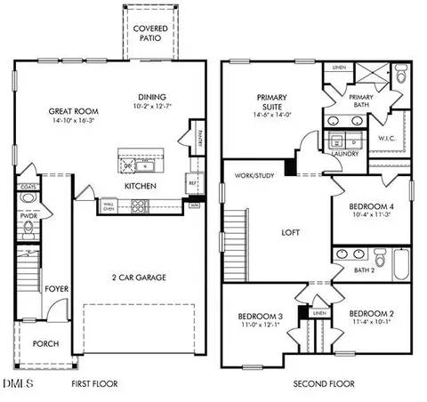Floorplan - 1012 Saint Lawrence Dr, Garner, NC 27529 photo 2 of 2