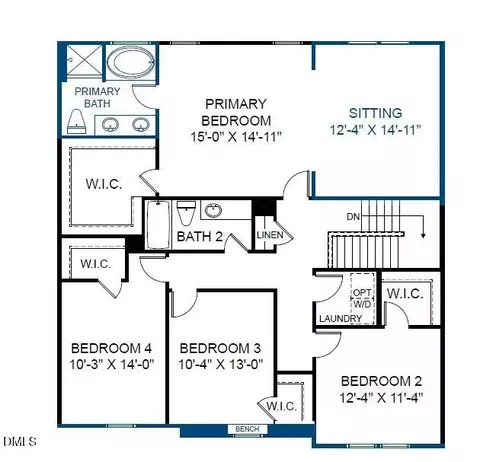 Floorplan - 150 Cribbs Ln, Middlesex, NC 27557 photo 2 of 2