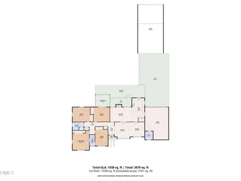 Floorplan - 2802 Devon Rd, Durham, NC 27707 photo 2 of 2
