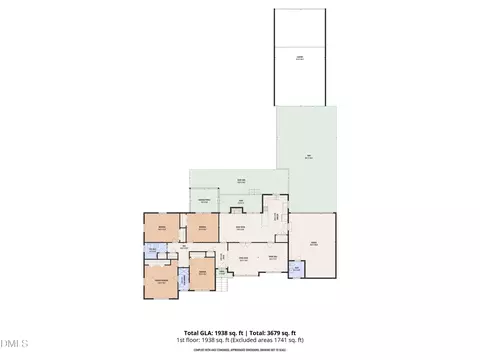 Floorplan - 2802 Devon Rd, Durham, NC 27707 photo 1 of 2