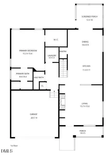 Floorplan - 322 Silverleaf Dr, Wendell, NC 27591 photo 1 of 2