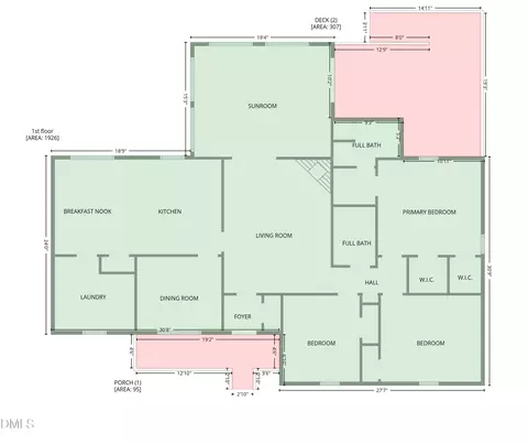 Floorplan - 64 Marie Ct, Willow Spring, NC 27592 photo 2 of 2