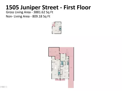 Floorplan - 1505 Juniper St, Durham, NC 27703 photo 1 of 6