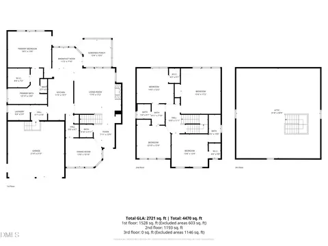 Floorplan - 8801 Ormand Way, Wake Forest, NC 27587 photo 1 of 1