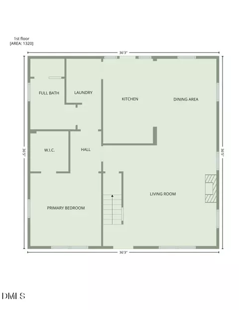 Floorplan - 301 E Wilson St, Macclesfield, NC 27852 photo 2 of 5