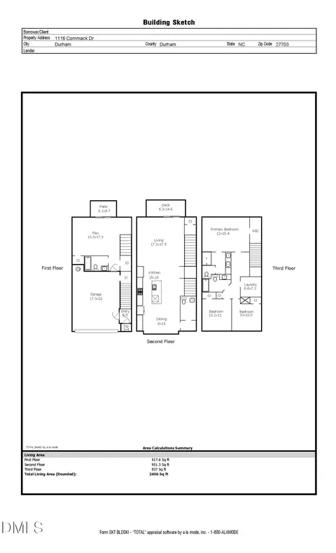 Floorplan - 1116 Commack Dr, Durham, NC 27703 photo 1 of 1