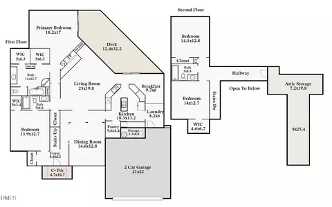 Floorplan - 204 Cedar Ridge Way, Durham, NC 27705 photo 1 of 1