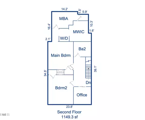 Floorplan - 325 E Trinity Ave, Durham, NC 27701 photo 2 of 6
