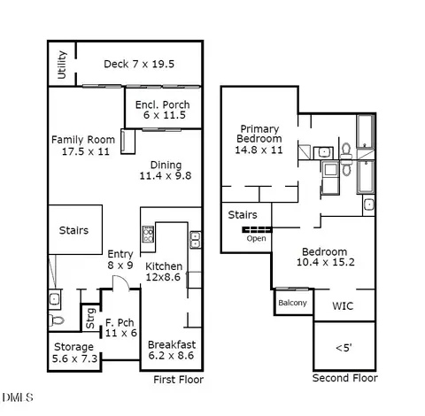 Floorplan - 4100 Five Oaks Dr UNIT 47, Durham, NC 27707 photo 1 of 2