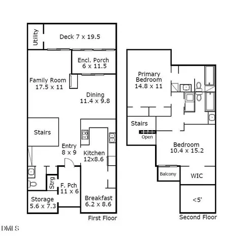 Floorplan - 4100 Five Oaks Dr UNIT 47, Durham, NC 27707 photo 2 of 2