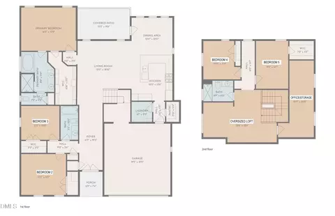 Floorplan - 1649 Chalk Rd, Wake Forest, NC 27587 photo 1 of 6