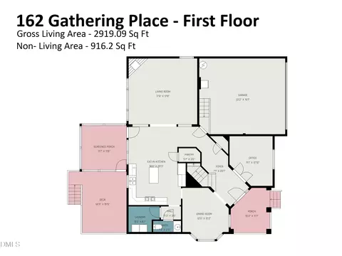 Floorplan - 162 Gathering Pl, Durham, NC 27713 photo 1 of 3