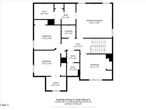 Floorplan - 405 Joyner Bluff Dr, Wake Forest, NC 27587 photo 2 of 3