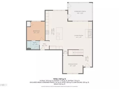 Floorplan - 5236 Hartfelt Dr, Garner, NC 27529 photo 1 of 3