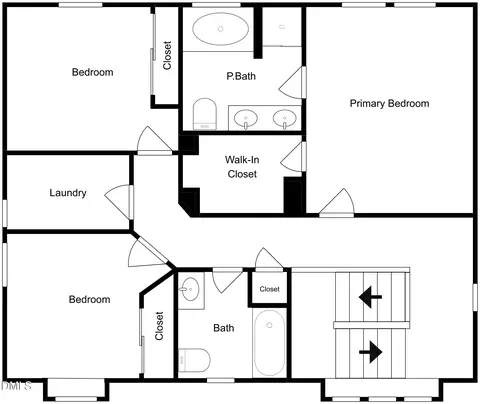 Floorplan - 2809 Roundleaf Ct, Raleigh, NC 27604 photo 2 of 2