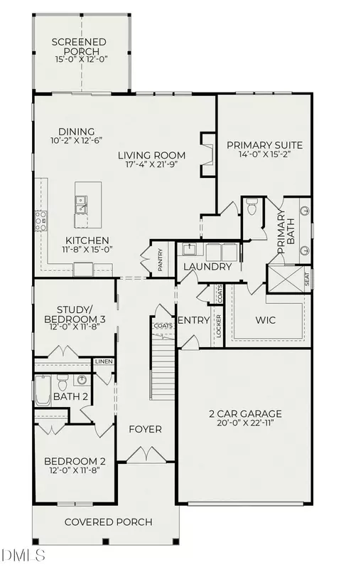 Floorplan - 1679 Terry Rd, Durham, NC 27712 photo 1 of 2