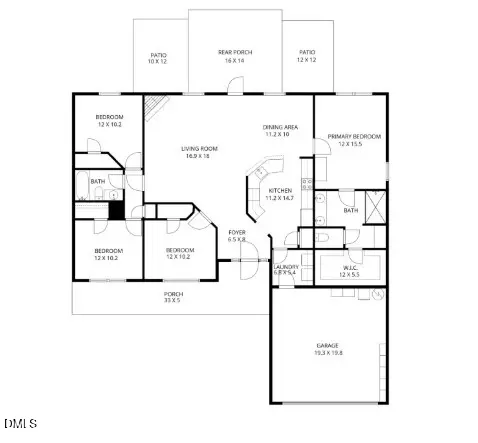 Floorplan - 20 Deep Clay Cir, Angier, NC 27501 photo 1 of 1
