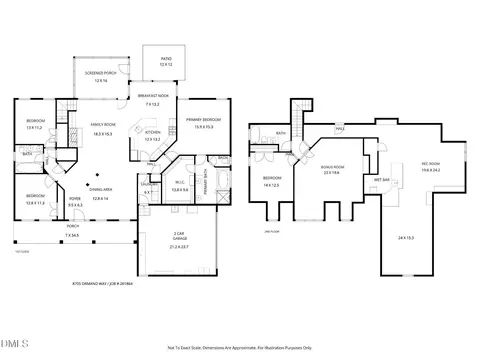 Floorplan - 8705 Ormand Way, Wake Forest, NC 27587 photo 2 of 2